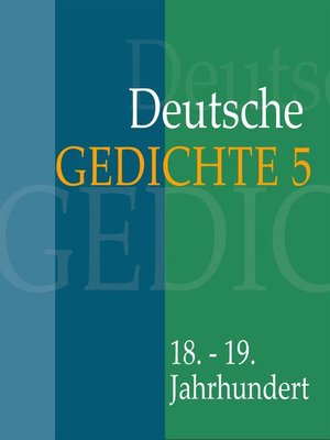cover image of Deutsche Gedichte 5